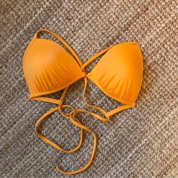 Aerie two piece bikini bra top. Gold. Size XL. - Picture 2 of 8